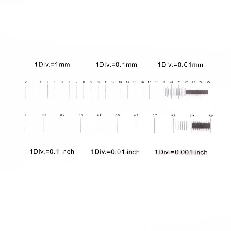945 Многофункциональный Высокоточный оптический микроскоп Graticule Линейка-микрометр для микроскопа
