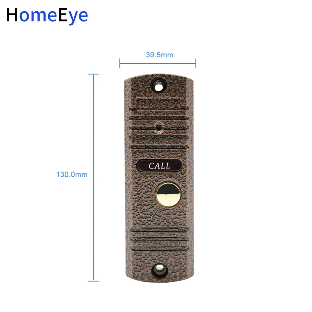 Video doorbell HomeEye Door Phone Intercom Outdoor Call Button Call Panel 1200TVL Build-in Camera Apartment Security Doorbell IR Night Vision