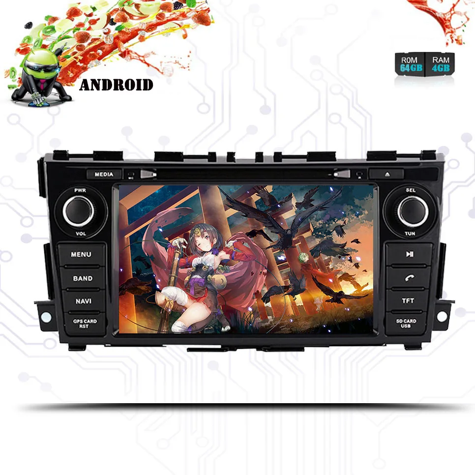 Android 10.0Car dvd GPS радио плеер для Nissan Teana Altima 2013 2018 авто стерео Мультимедиа RDS OBD DAB +