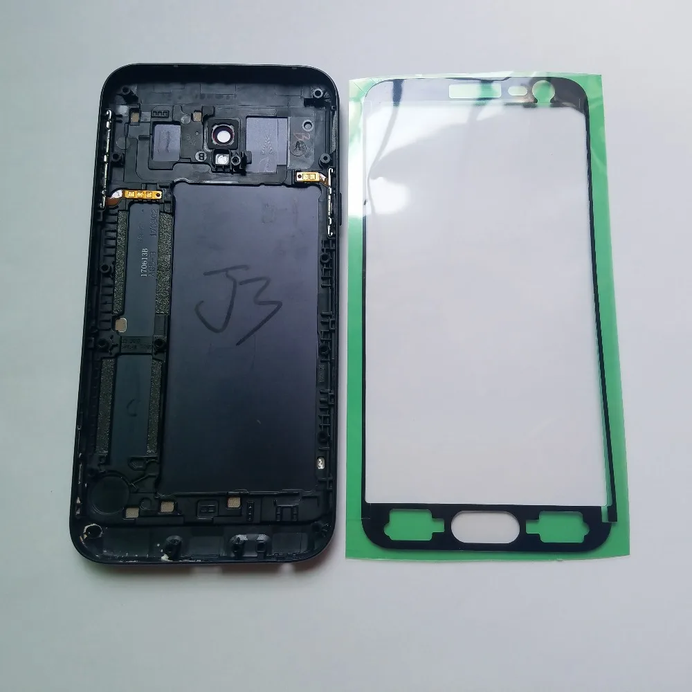 

Original New For Samsung Galaxy J3 Pro 2017 J330 J330F J330G J330FD Phone Housing Rear Frame Case Back Battery Cover + Glue