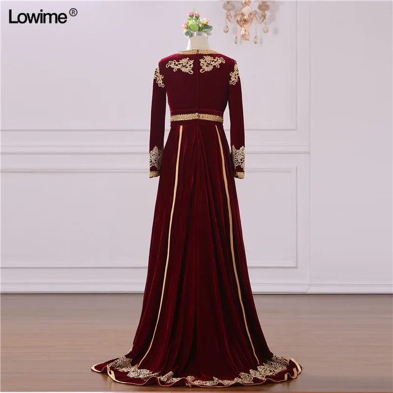 2018 New Arrival Actual Image A-line Scoop vestido de festa Long Sleeves Appliques Lace Beading Evening Prom Dress Long (6)