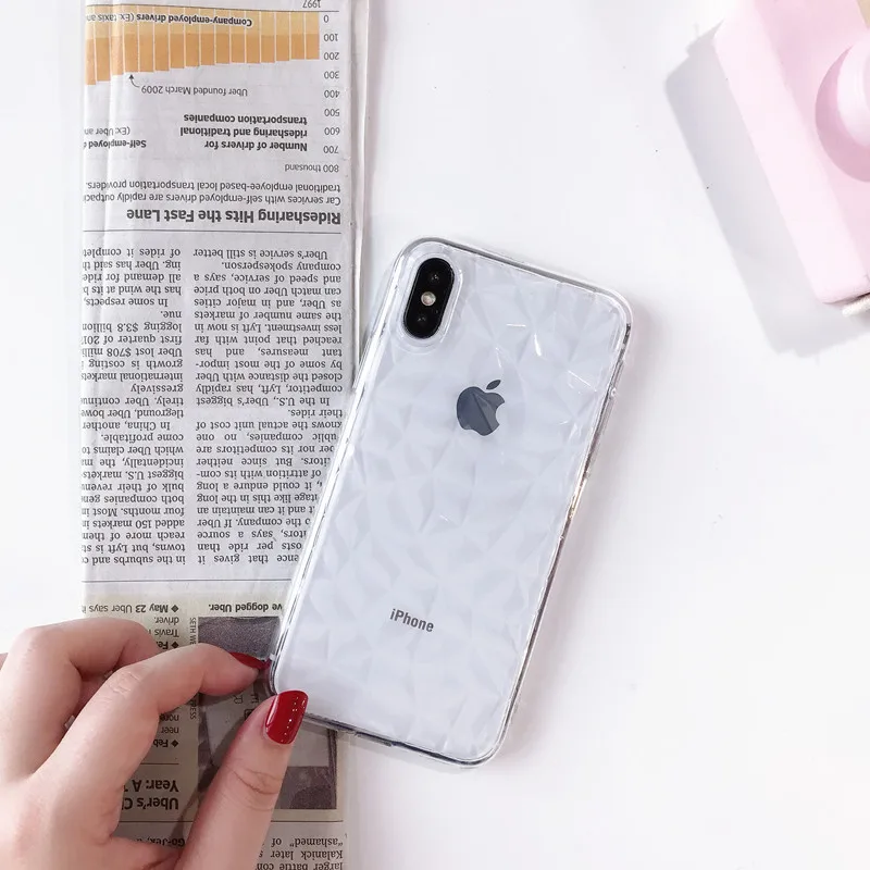 Ultrafinos-3D-Textura-do-Diamante-Caso-Para-iPhone-6-6-s-7-8-Plus-X-XR (4)