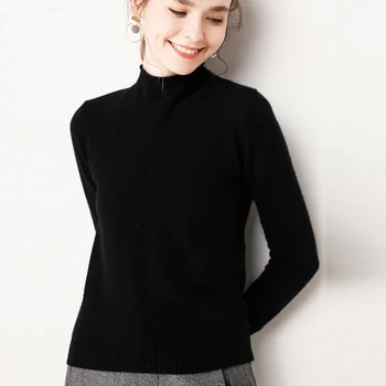

Cashmere Sweater female Pullovers autumn of 2019 new sweater women's long sleeved Pullover female loose knit shirt coat blouse