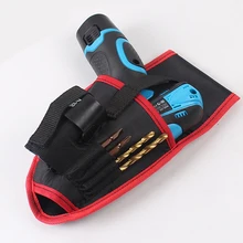 Best Drill Holder Tool Pouch For 12V Drill Screwdriver Waist Tool Belt Bag Cordless Tool Oxford