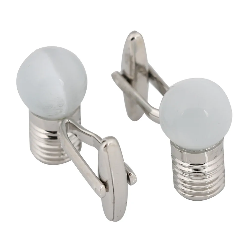 

Promotional price men's cufflinks wholesale price fast shipping silver plated flower color