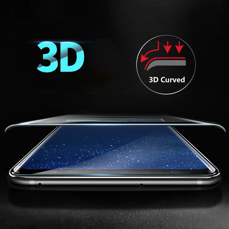 Стекло CAPAME 9H для Samsung Galaxy S6 S7 Edge Plus Note 8 9 защита экрана 3D полное покрытие закаленное