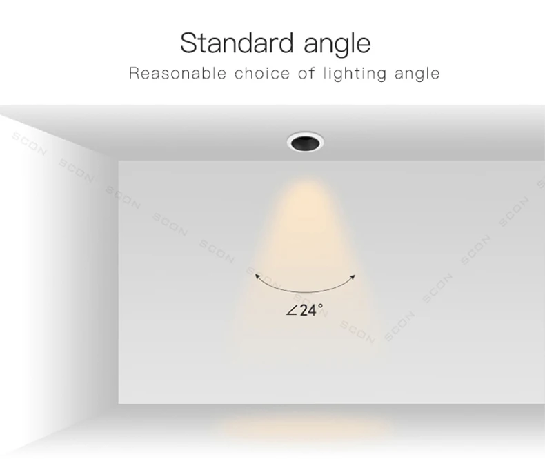 SCON светодиодный светильник 7 Вт/12 Вт с одной головкой, встраиваемый потолочный светильник CREE Venture, настенный светильник для магазина одежды, современный светильник для отеля
