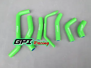 

GPI silicone radiator hose FOR KAWASAKI KXF450 KX 450F KXF 450 09-13 10 11 12 2009 2010 2011 2012 2013 GREEN