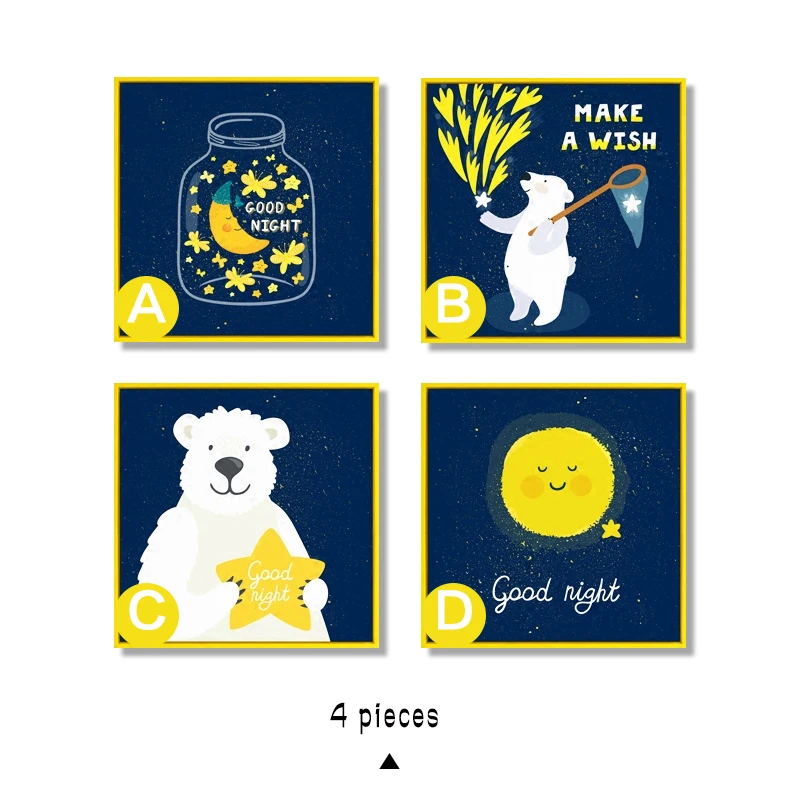  EECAMAI DIY 5D Diamond Painting Full Drill Bedroom Cartoon Children's Bedroom Drill Cross Stitch Di - 32892094210