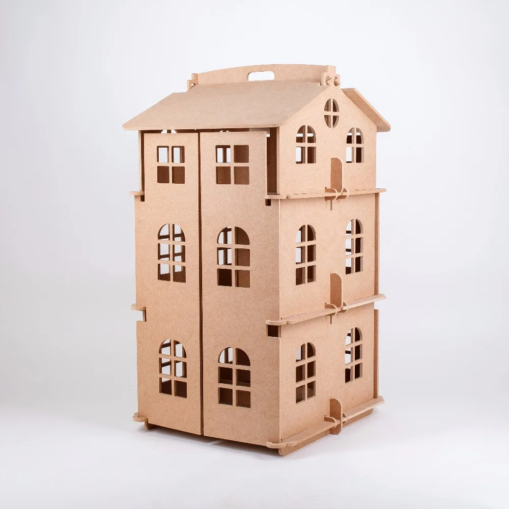 Ceny Dom dla lalek dom dla zabawek najlepszy prezent dla dziewczynki domek zabawkowy dla lalek dom dla lalek akcesoria dla lalek blok część puzzle action 000 311