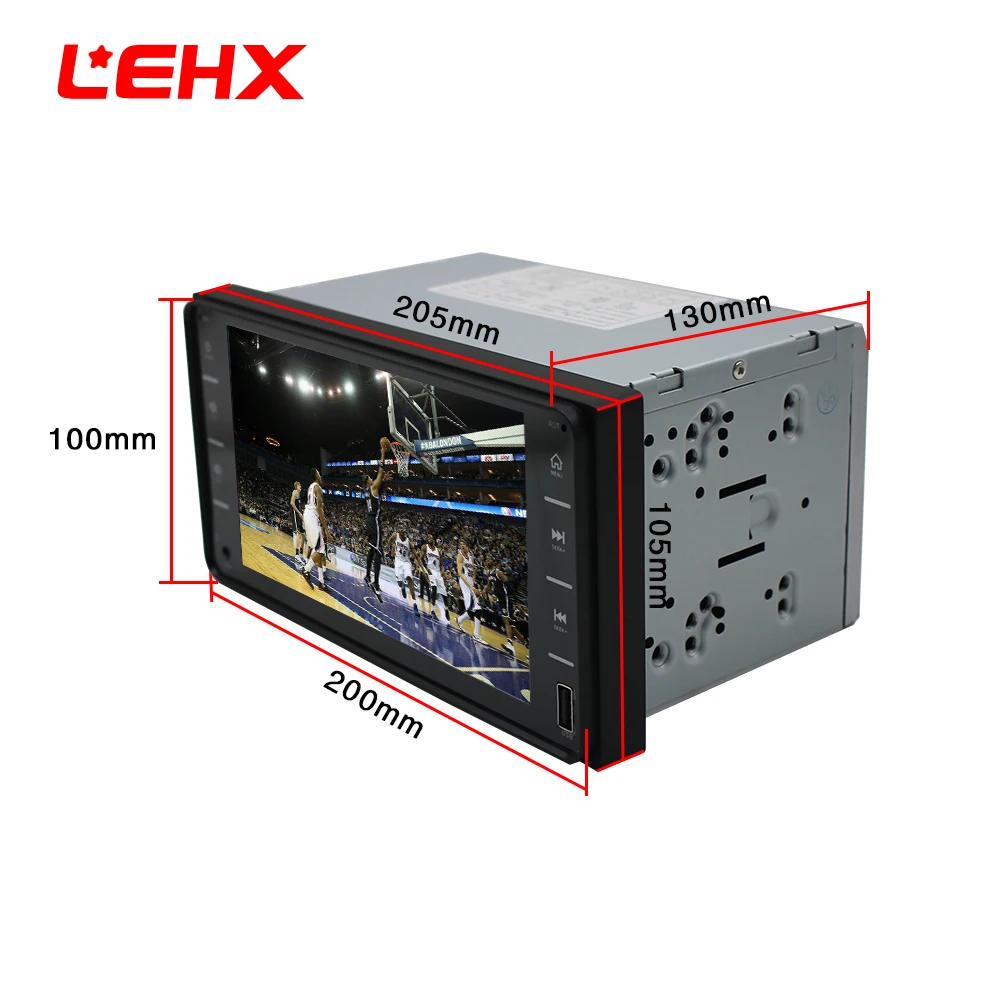 LEHX автомобильный радиоприемник mp5 плеер 7 дюймов 2din USB MP3 MP4 MP5 для Toyota Camry/Vios/Corolla/wish/Altis/Поддержка зеркального соединения Android 8,0