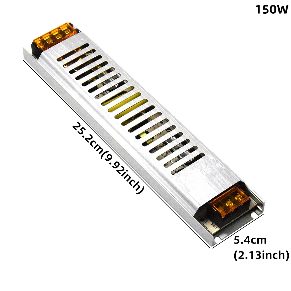 AIFENG Источник питания переменного тока 175-265 в постоянный ток 12 в 24 в 60 Вт 100 Вт 150 Вт 200 Вт 300 Вт трансформатор освещения светодиодные полосы переключатель драйвер адаптера питания - Цвет: 150W