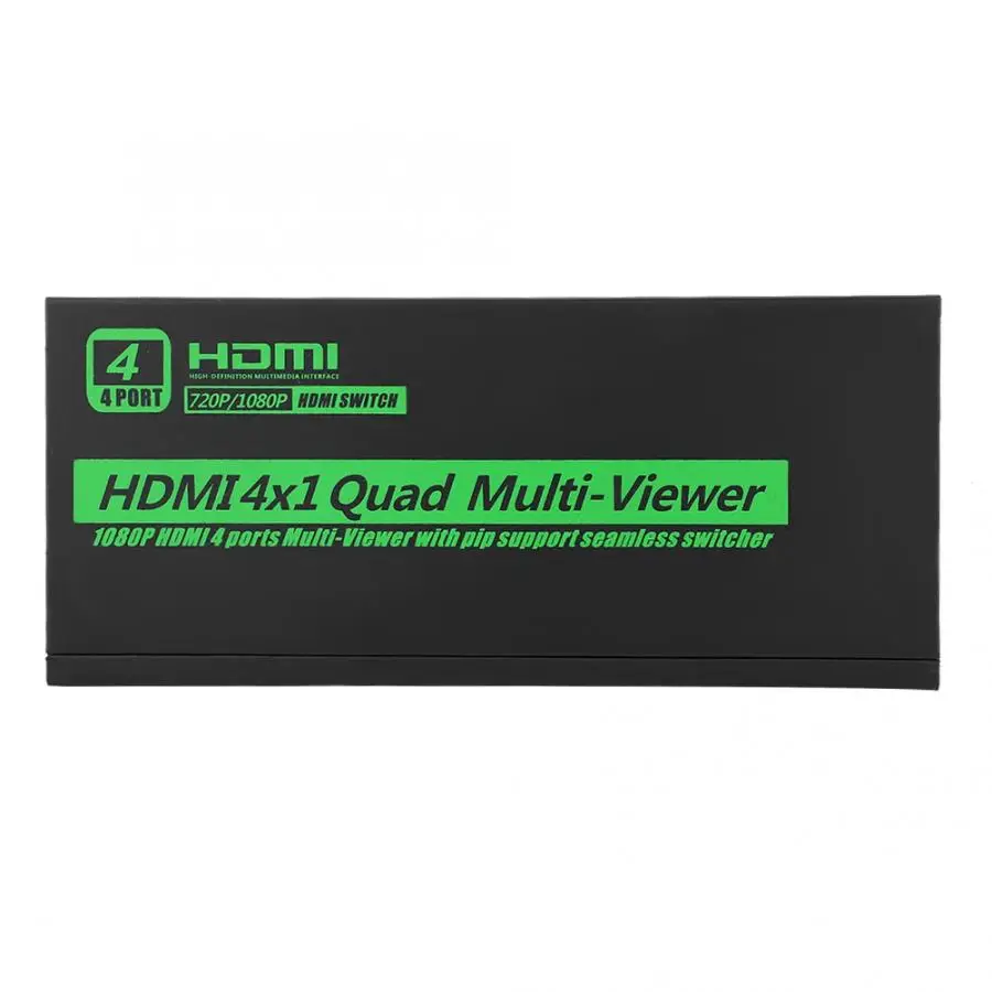 100-240V 4x1 Quad HDMI мульти-просмотра бесшовный Переключатель Экран сплиттер кабель