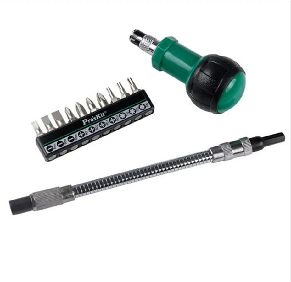 Набор многофункциональных удлинителей Pro'skit 1PK-201 комплект отверток 10 в 1 #1 #2 PZ1 PZ2