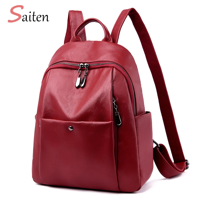 

2019 Casual Women Backpack High Quality PU Leather Backpacks for Teenage Girls Female School Shoulder Bag Plaid Bagpack mochila