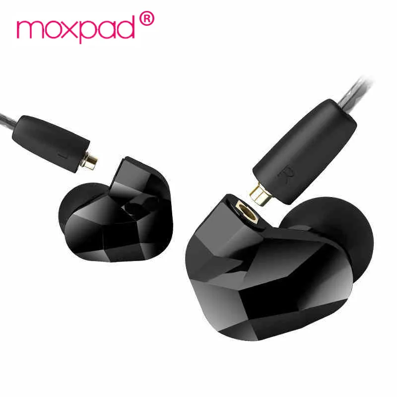 

Moxpad X9 pro Dual Dynamic Driver Professional In Ear Earphone with Mic Super BASS for Mobile phone MP3 player Replacement cable