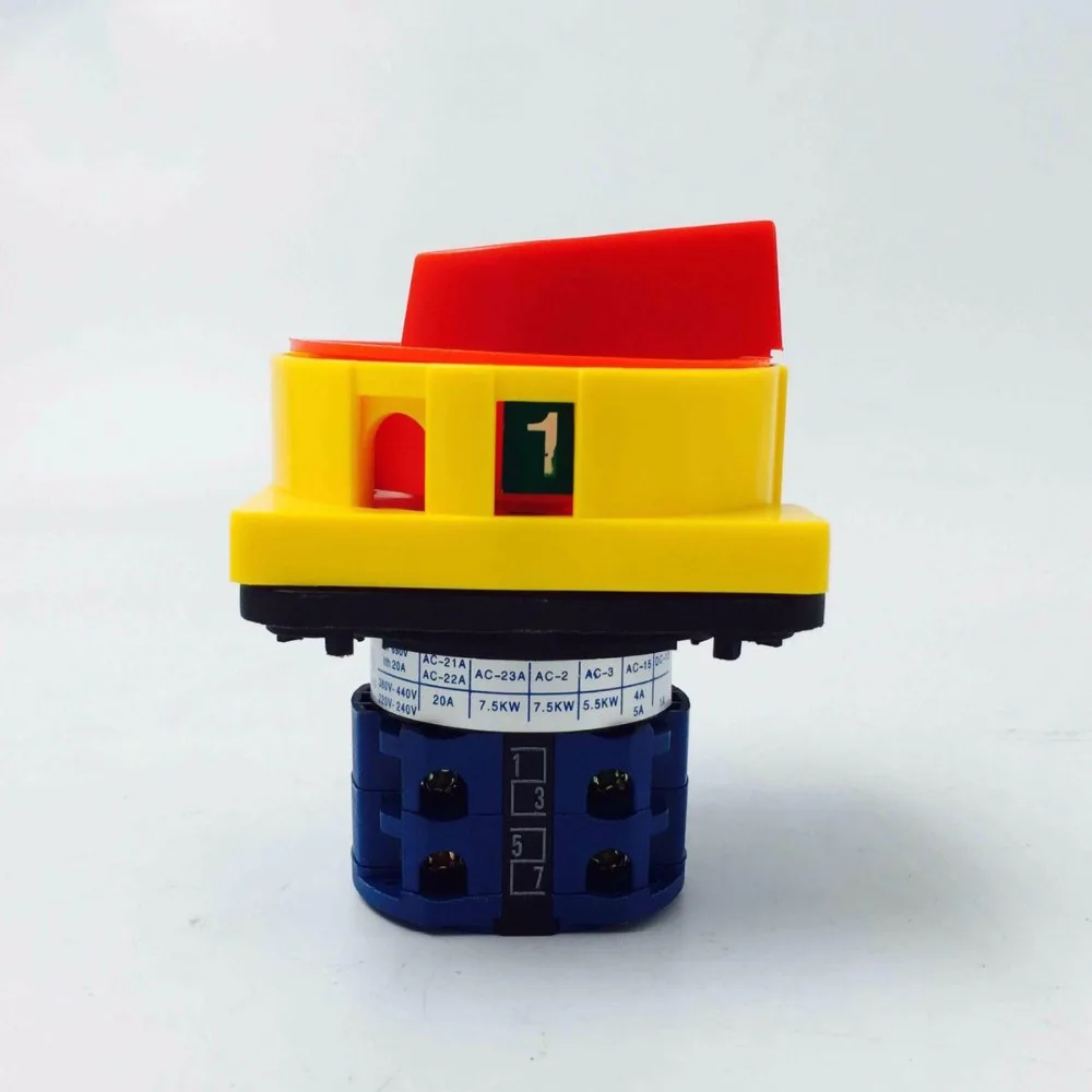 20A 2 Section Power Supply Cut Off Switch Can Padlock Defence