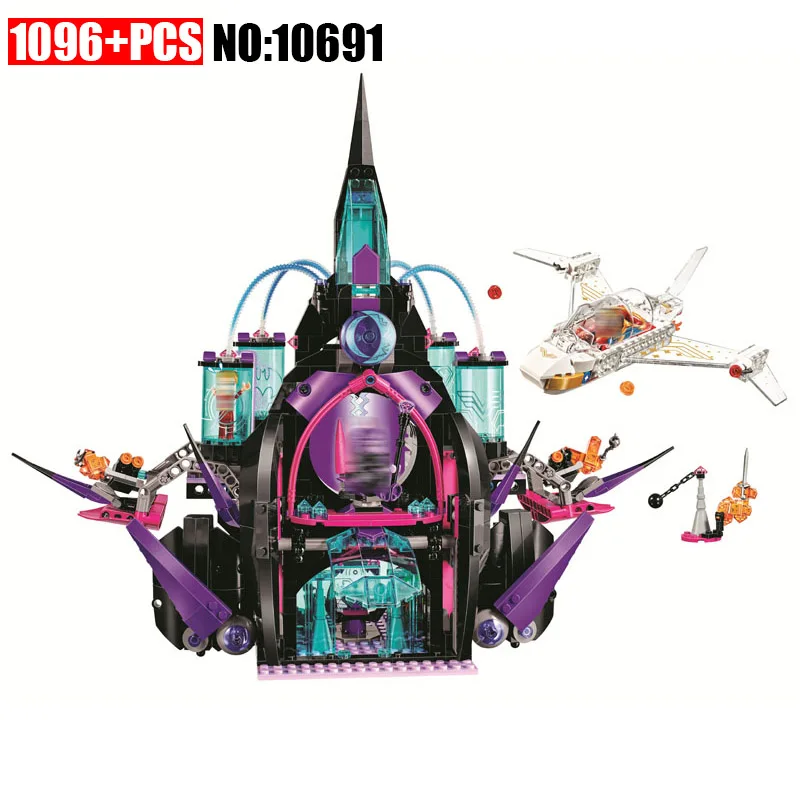 

10691 1096Pcs DC Super Hero Girls Figures Eclipso Dark Palace Building Blocks Set Bricks For Children Toys 41239