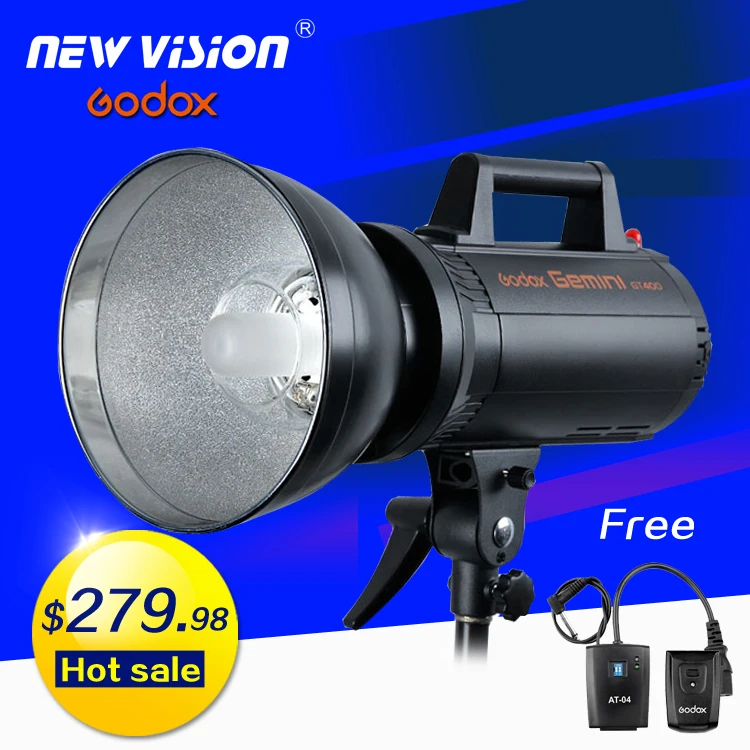 

Godox GT400 400W Studio Strobe Photo Flash Light Lamp 400Watts for Portrait Fashion Wedding art Photography free shipping 220V