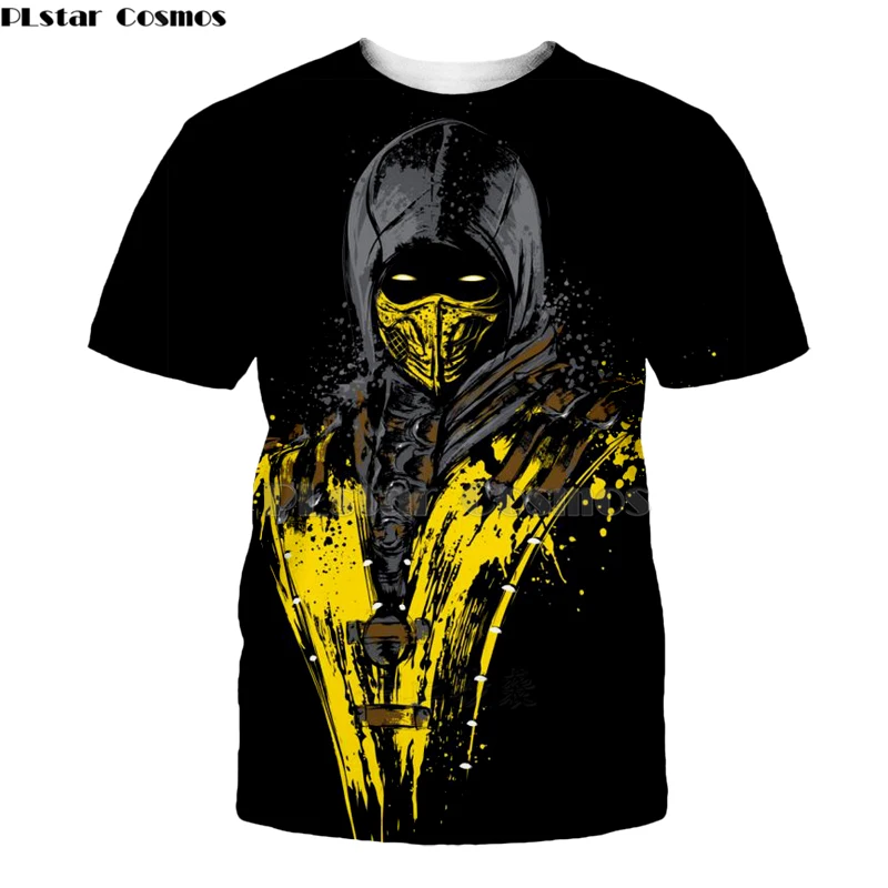 

PLstar Cosmos 2019 New Fashion Casual Mortal Kombat 11 3d T Shirts Print Popular fighting game t shirt/hoodies Men/Women Tops-3