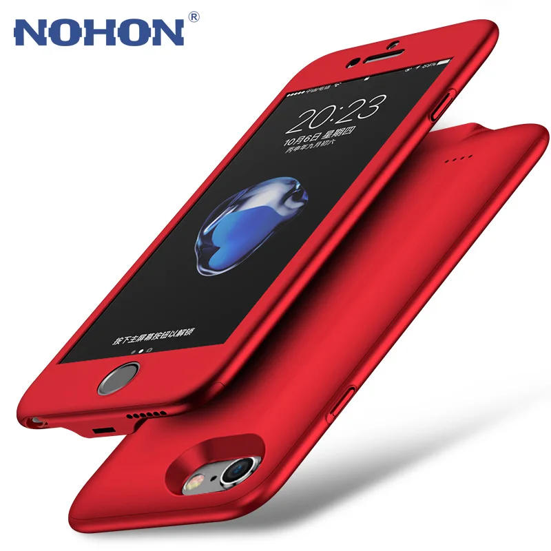 NOHON чехол для зарядного устройства беспроводной внешний аккумулятор iPhone 7/7 Plus 3500
