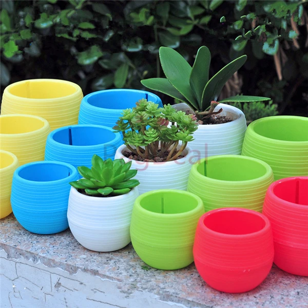 Colourful Round Pot02