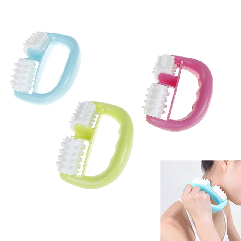 1PC Handheld Full Body Roller Massager Anti Cellulite Pain Relief Massage For Neck Head Foot Back Hand Leg 3 Colurs