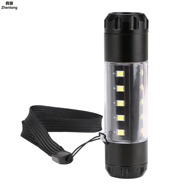 

LED Flashlight Outdoor Riding 20 Smds COB LED Glare Long-range Electric Torch Camping Portable Multifunction Torch for Fishing