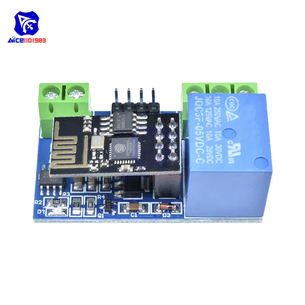 ESP8266 ESP 01 ESP01 DC 5V WIFI релейный модуль для Arduino Things Smart Home|relay module|wifi moduleapp phone |