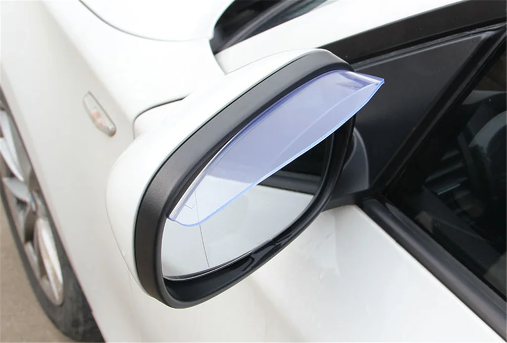 Car rearview mirror rain eyebrow visor eyebrow 2 piece high quality for