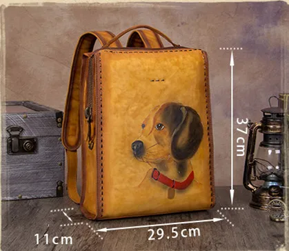 Рисунок 4 - Мужской рюкзак из натуральной кожи в стиле ретро