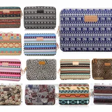 Чехол для ноутбука Macbook Air Pro retina 1" 13" 1" Dell acer 14" 1" 15,6" Сумка для ноутбука холщовые с застежкой-молнией 20 видов стилей