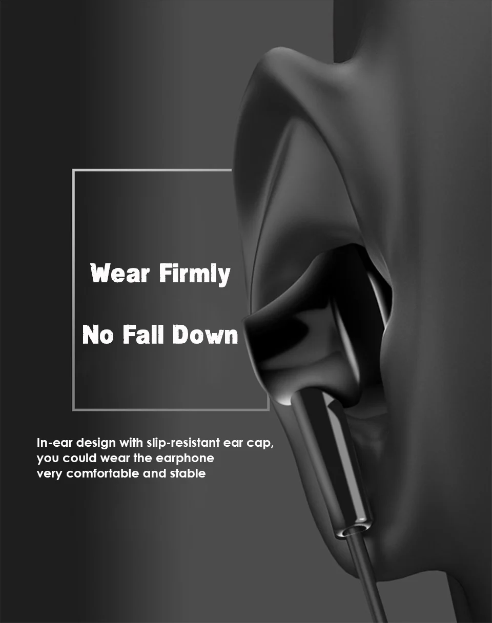 Earphones with microphone 3.5mm sports earphone running bass stereo earphones with microphone for iphone mobile phone (3)