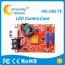 Engenharia Usado Hd-U60-75 Cartão De Controle De Led Para Sinal Conduzido Ao Ar Livre