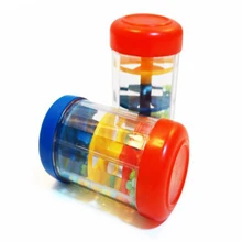 Rainbow stick hourglass puzzle early teaching Orff percussion instrument rainspeaker children puzzle exercise sound toys
