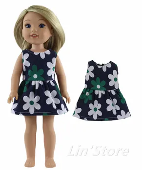 

Doll Clothes Priness Dress for 14.5'' inch American Doll Handmade Clothes