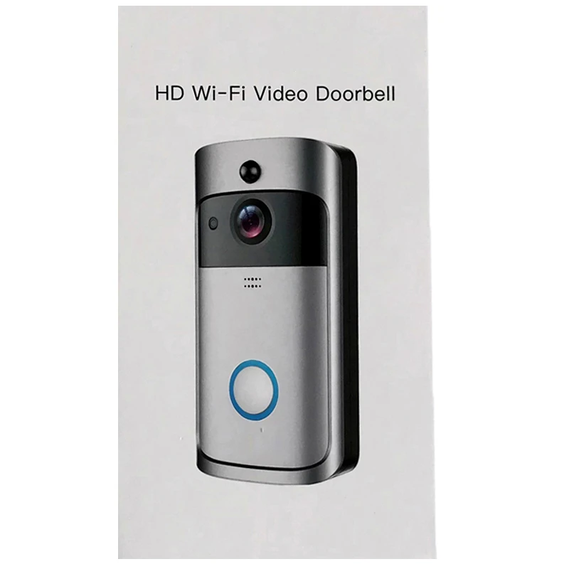 Original Smart Wireless WiFi Security Door Bell Eye Visual Recording Night Vision Video Intercom Phone Call Doorbell