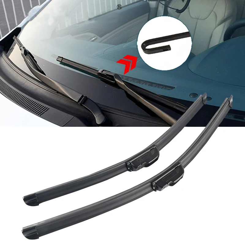 

Universal U-type Soft Frameless Bracketless Car Windshield Wiper Blade Rubber Car Exterior Accessories 14'' 16''-21" 22'' 24''