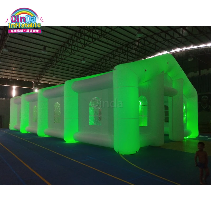  Outdoor Camping Large Wedding Marquee LED Inflatable Party Tent For Sale