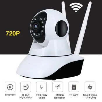 

720P IP Camera Wifi Indoor CCTV Camera Surveillance Camera Two Way Audio P2P Night Vision Baby Monitor Pan/tilt Micro SD Slot