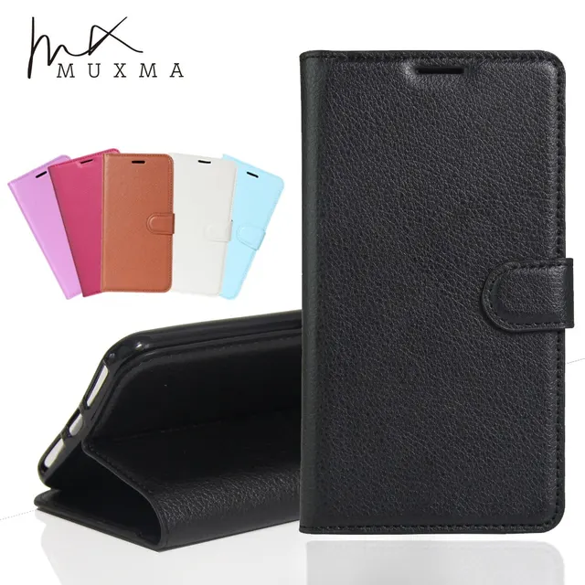 Best Offers MUXMA Wallet Case For Doogee X30 Luxury PU Leather Cover Magnetic Flip Fundas Card Slots Mobile Phone Cases For Doogee X30 Shell