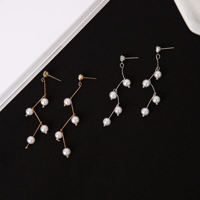 

2018 Special Offer Hot Sale Zinc Alloy Tassel Earrings Earring Women Elegant Drop Earrings Bend Branches Design Vintage Earrings