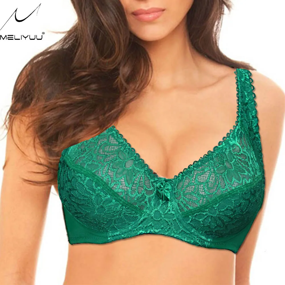 

Bras for women Lace Bra Lager Cup sexy bra dress Bralette Underwired Soft Comfortable plus size Lingerie Tops B C D DD E F Cup