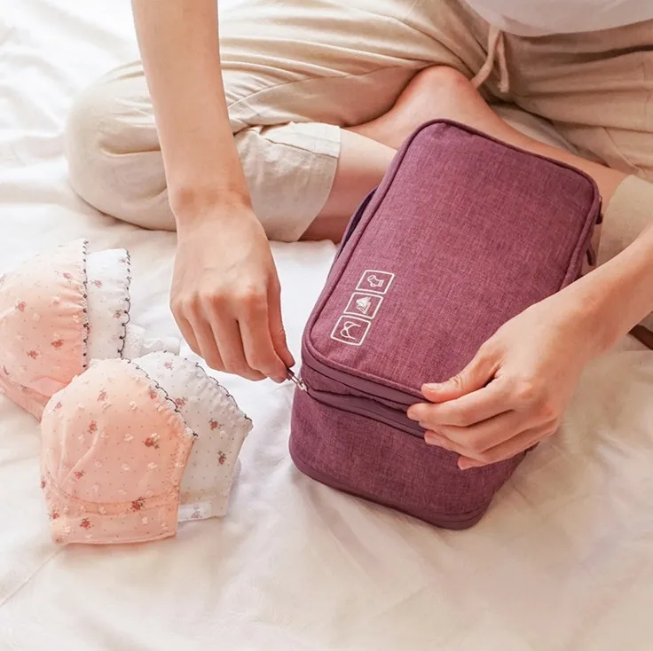 

New Korean bra bag underwear pocket waterproof travel storage bag clothes organizer