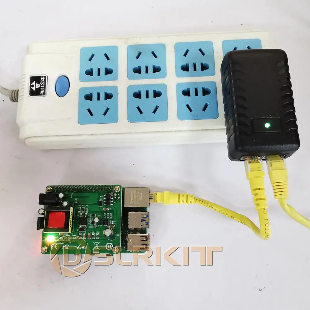 DSLRKIT 5V 12V PoE HAT Raspberry Pi 4 4B 3B + Plus 3.5in жесткий диск LED 26 Вт|Аксессуары для