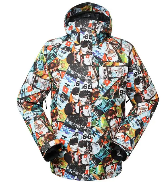 Gsou Snow NEW Skiing Jackets Men Waterproof Windproof Snowboard Jacket
