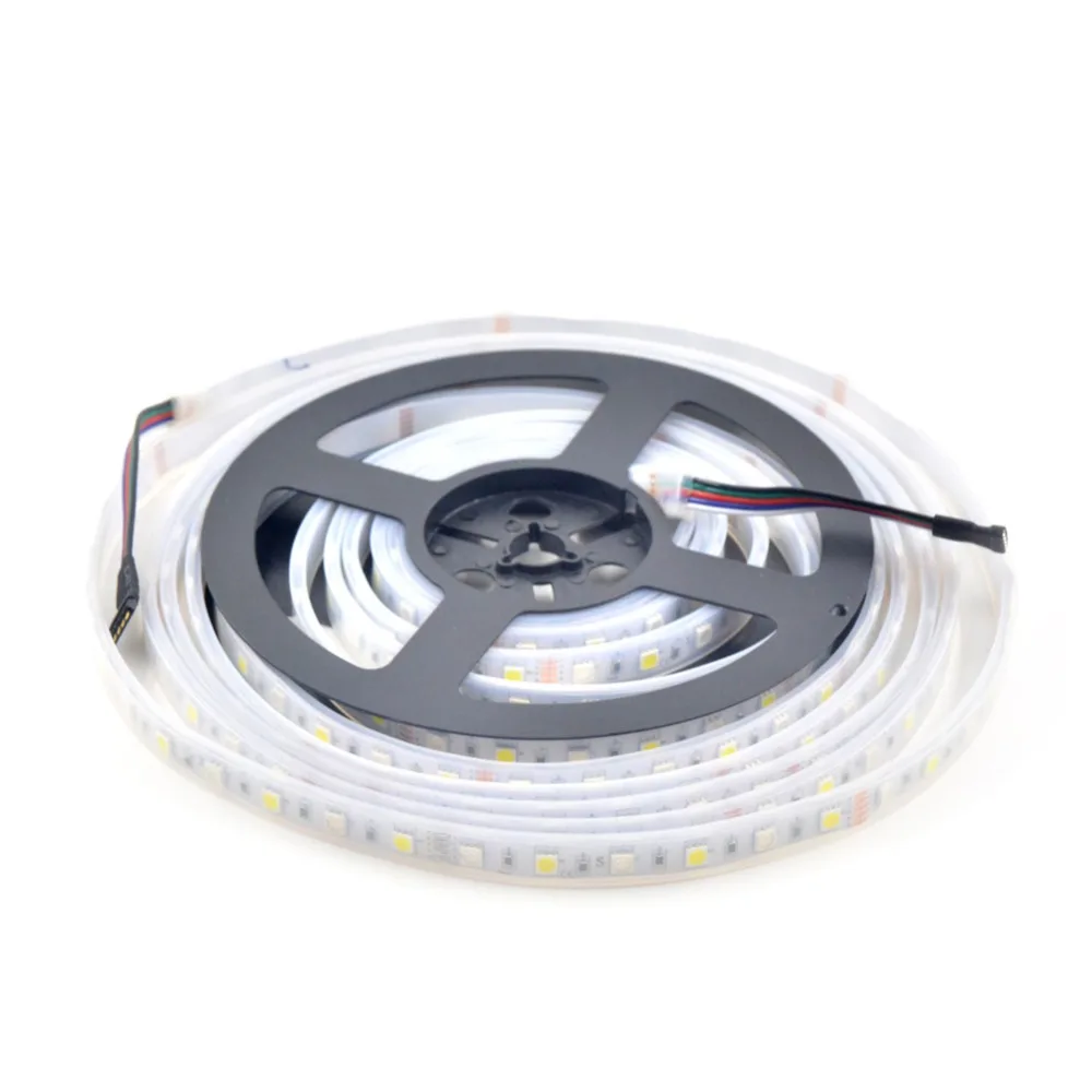 100 м 20X5 DC12V RGBW 5050 SMD светодиодные полосы света IP67 водонепроницаемый RGB + CW (RGB