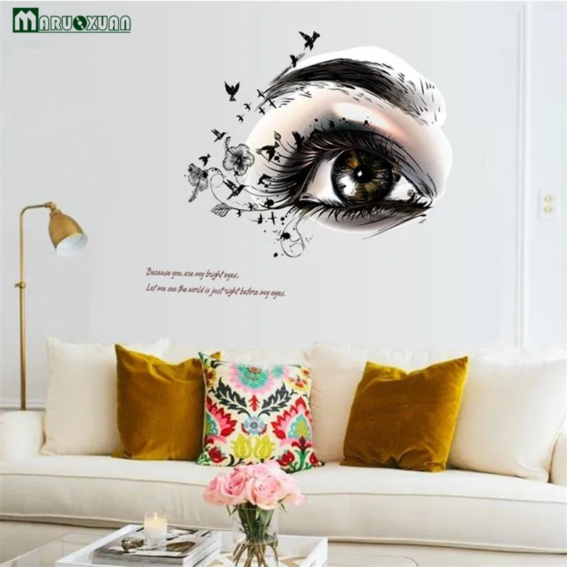 Iris Swirl Vinyl Wall decal