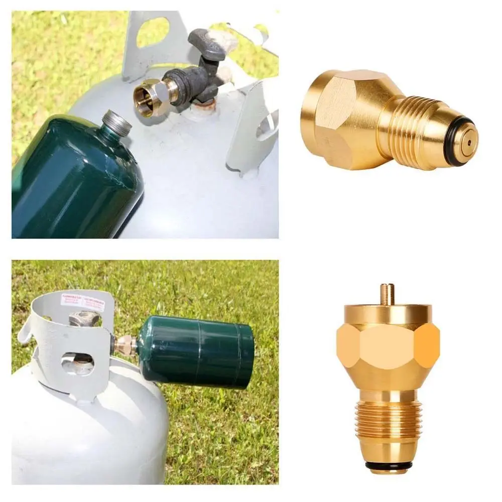 

Outdoor Gas Propane Tank Refill Adapter Lp Gas Cylinder Tank Coupler Heater Camping Hunt POL