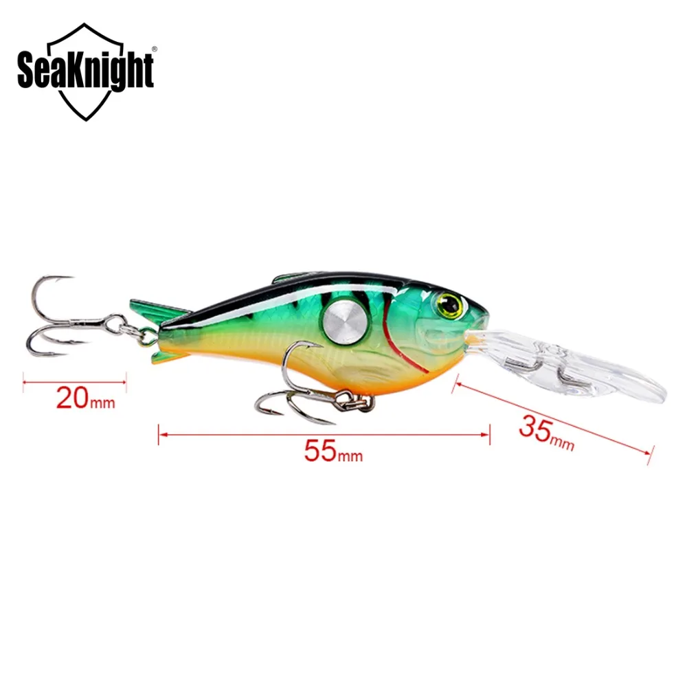 SeaKnight SK003 Crankbait 55 мм 10 г 1 8 3 9 м 5 шт. жесткие рыболовные приманки плавающие воблеры